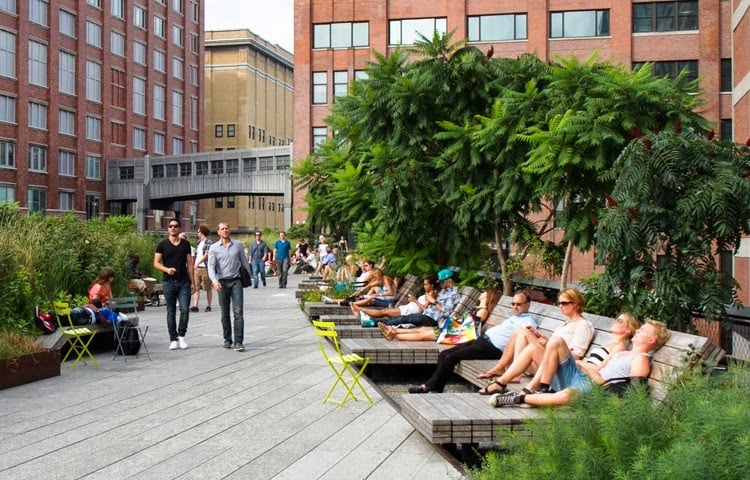 High Line o parque suspenso de Nova York