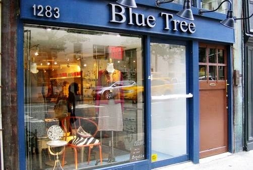 Boutique de brinquedos e souvenirs vintage Blue Tree em Nova York