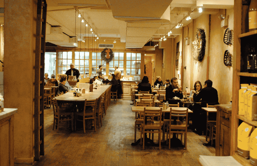 Restaurante Le Pain Quotidien em Nova York