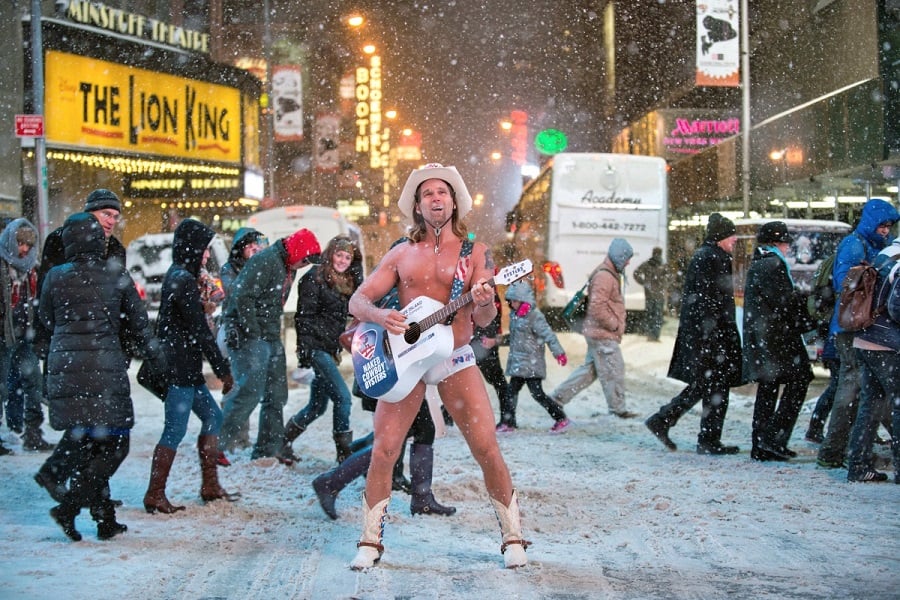 Naked Cowboy em Nova York