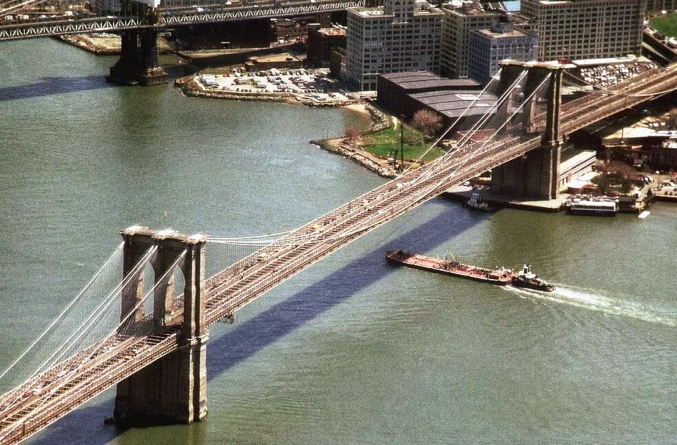 Ponte do Brooklyn em Nova York