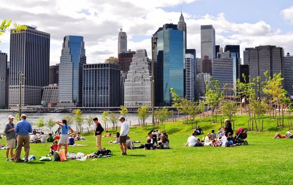 Parque Brooklyn Bridge Park em Nova York