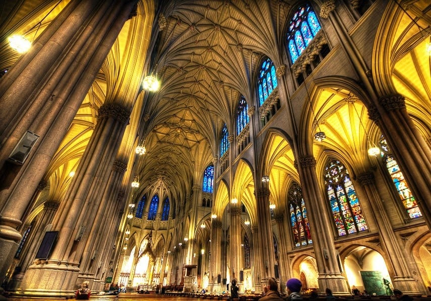 Igreja Saint Patrick's Cathedral em Nova York