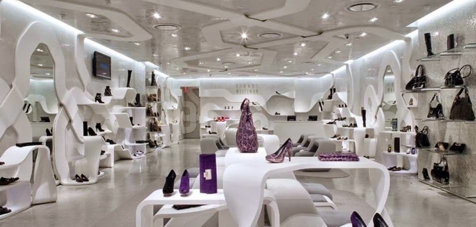 Loja de sapatos Stuart Weitzman em Nova York