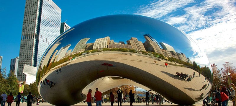 Parque Lincoln Park em Chicago