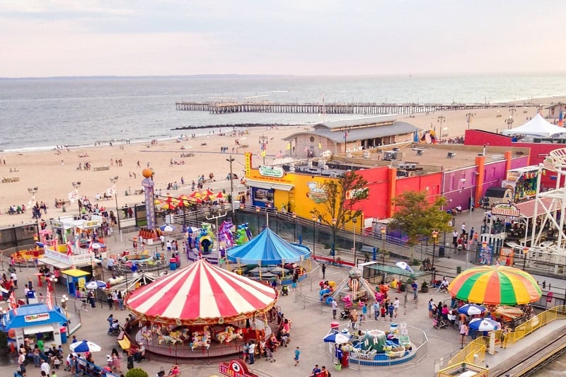 Parque de Coney Island em Nova York