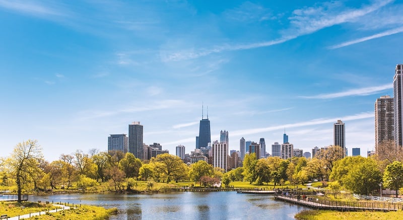 Zoológico Lincoln Park Zoo em Chicago