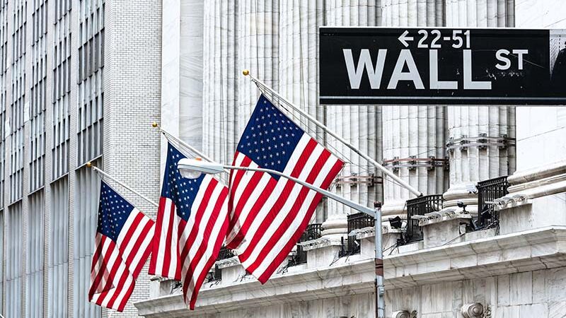 Rua Wall Street em Nova York