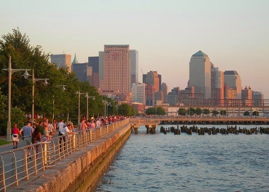 Parque Hudson River Park em Nova York