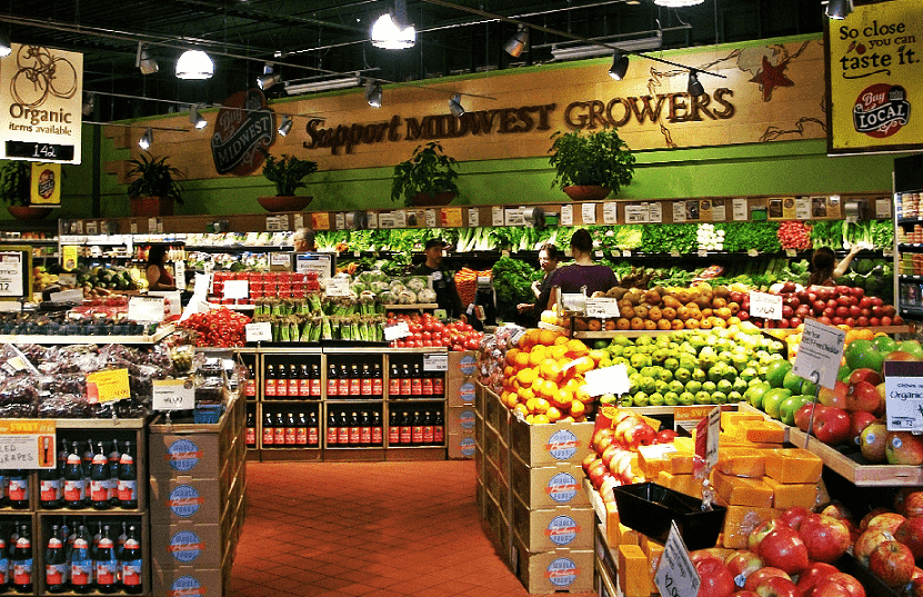 Supermercado natural Whole Foods em Nova York