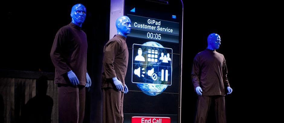 Show do Blue Man Group em Nova York