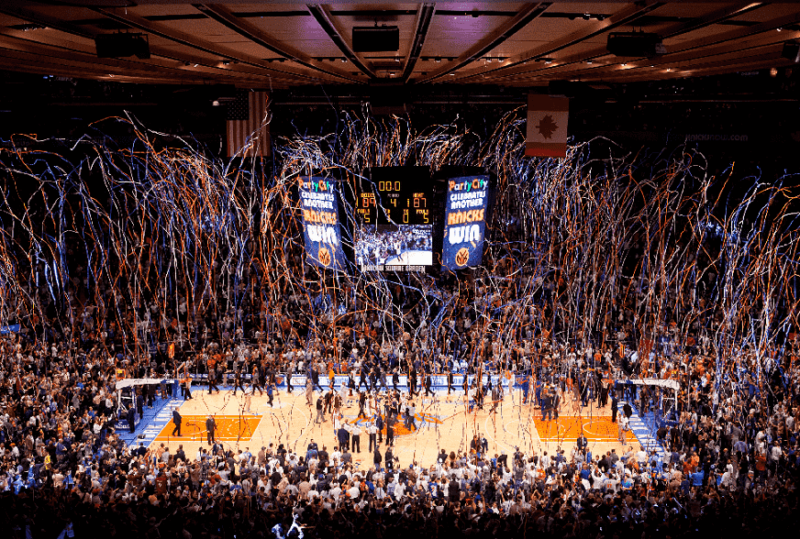 Jogo da NBA em Nova York