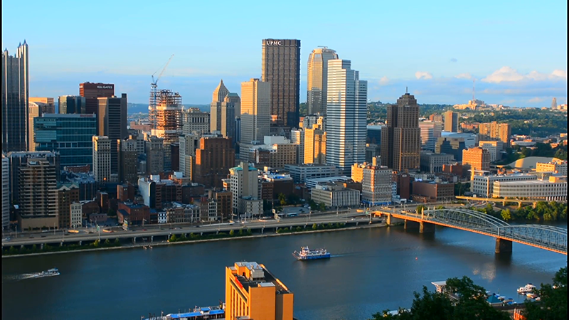 Vista da cidade de Washington