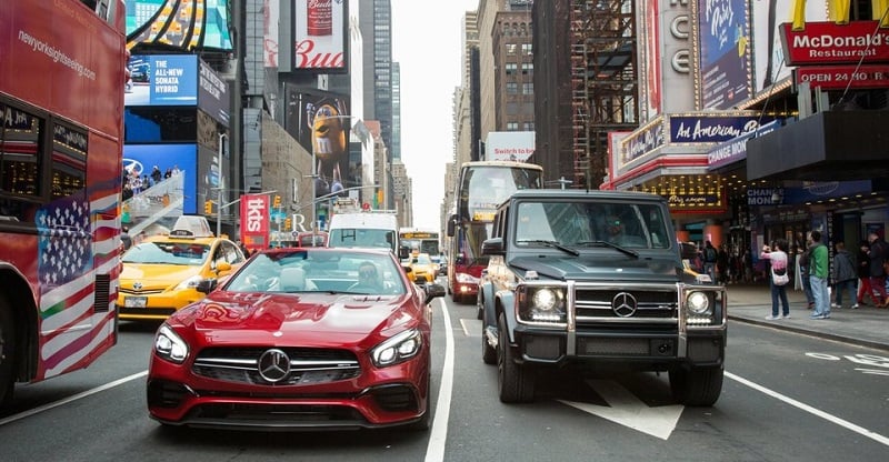 Carros em Nova York