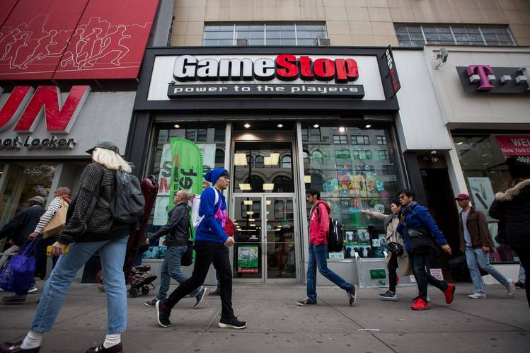 Loja GameStop em NY