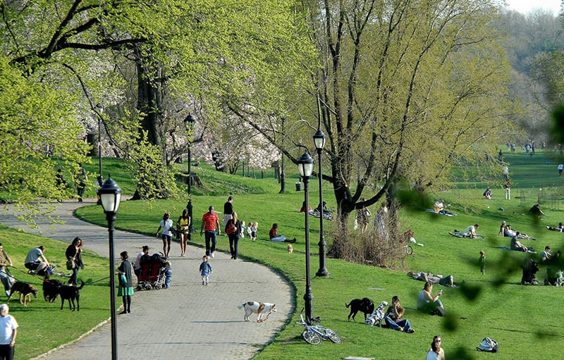 Parque Prospect Park em Nova York