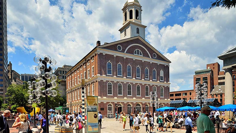 Mapa turístico de Boston