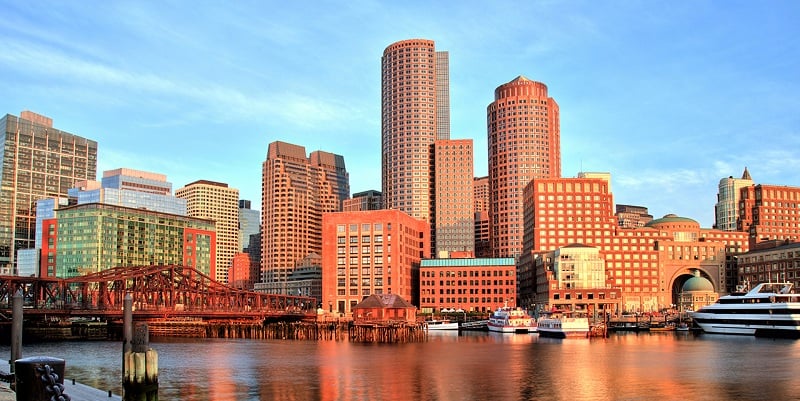 Praia Brigantine Beach em Nova Jersey