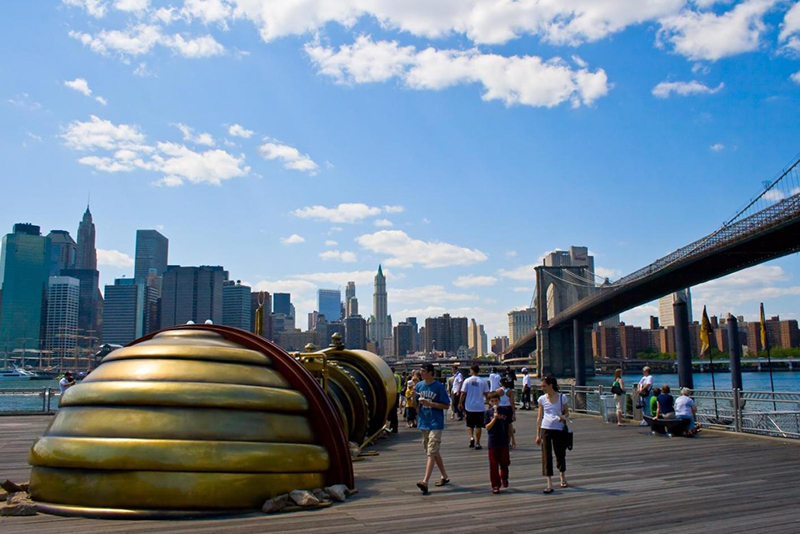 Brooklyn Bridge Park no bairro DUMBO em Nova York