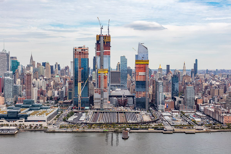 Prédios do Hudson Yards em Nova York