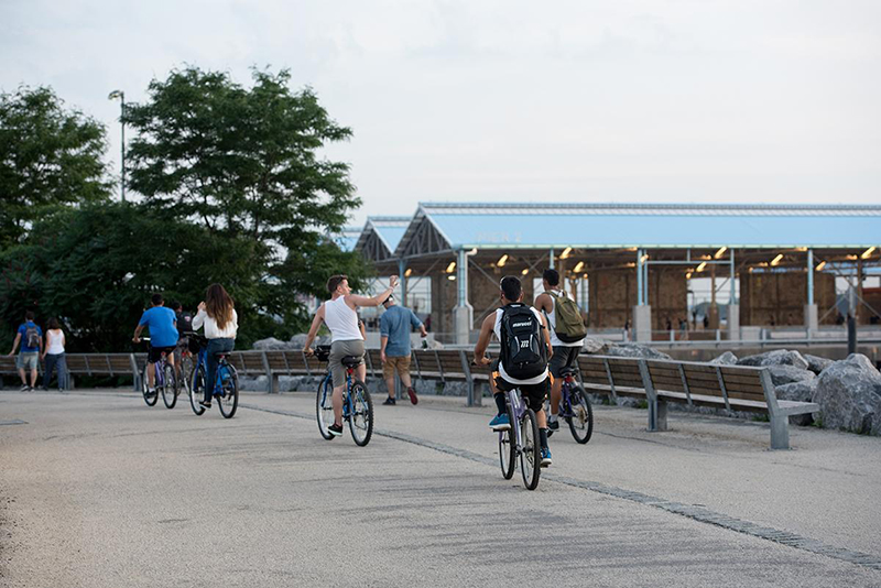 Esportes no bairro DUMBO em Nova York