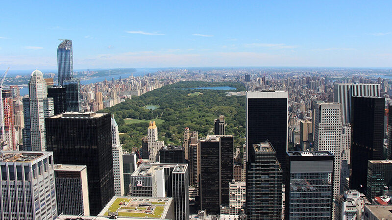 Vista Top of the Rock em Nova York