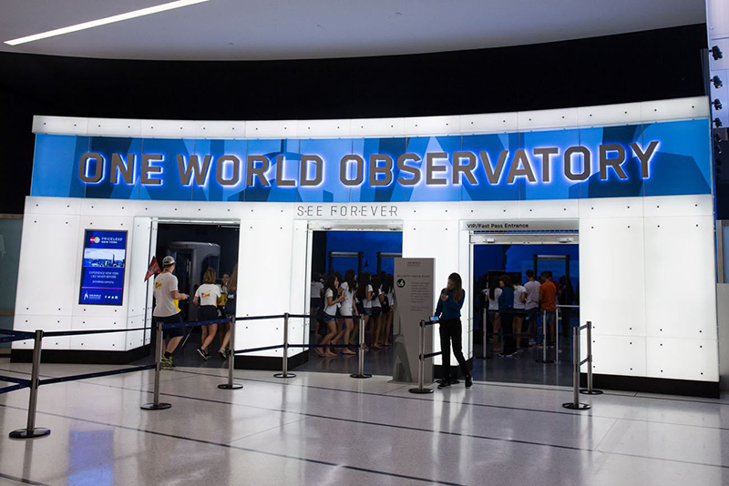 See Forever Theater no Observatório One World em Nova York