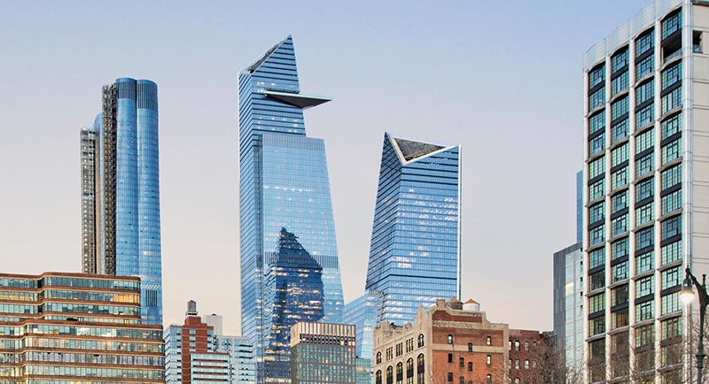 Estrutura do Hudson Yards em Nova York