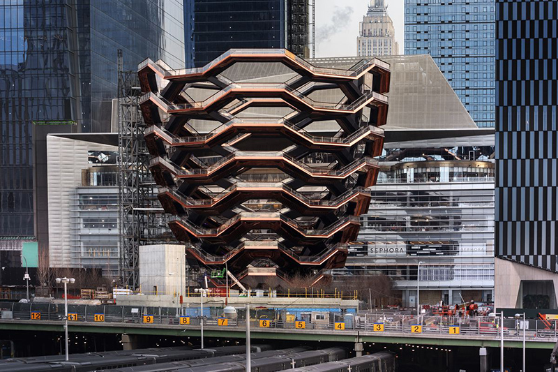 Fachada The Vessel em Nova York