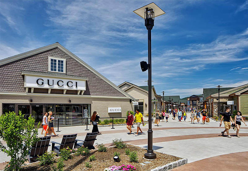 Lojas do outlet Woodbury em Nova York