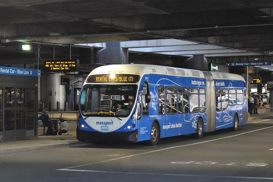 Do aeroporto de Boston até o centro turístico com metrô