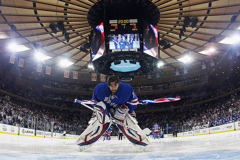 Hockey no gelo em Nova York