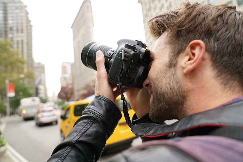 Fotografando em Nova York