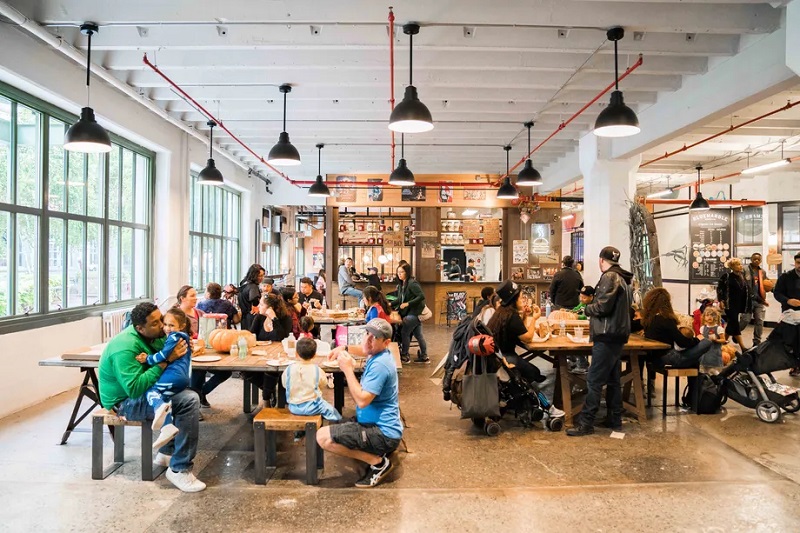 Industry City Food Hall em Nova York