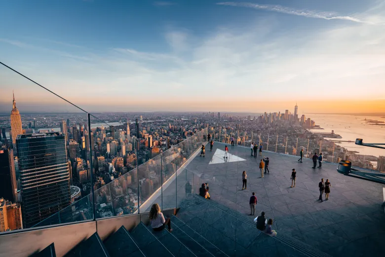 Terraço do observatório The Edge em Nova York