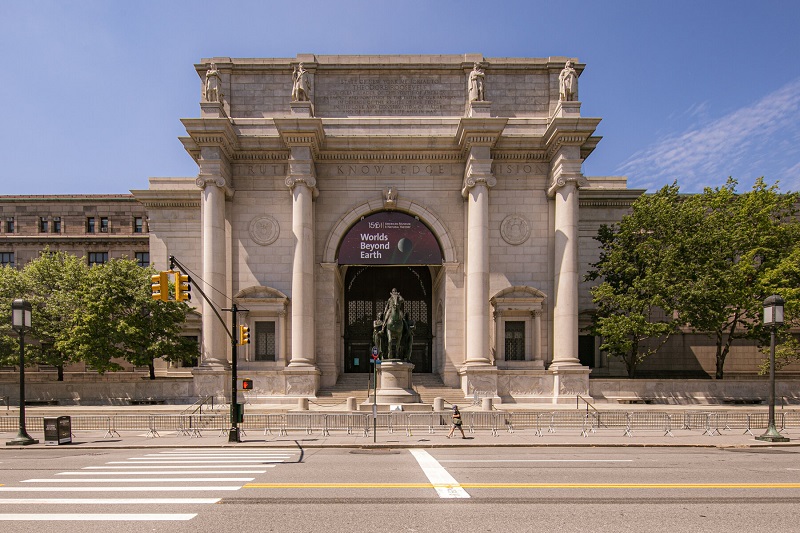 Entrada do Museu de História Natural em Nova York