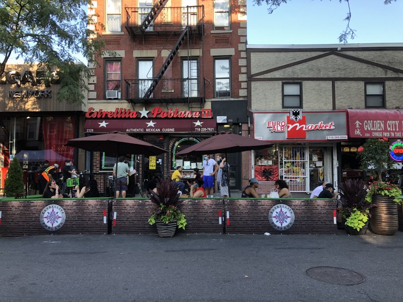 Bairro Little Italy no Bronx em Nova York