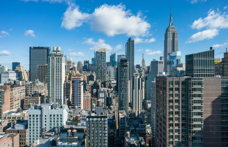 Prédios de Manhattan em Nova York