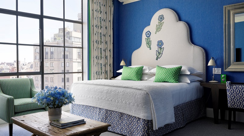 Quarto do hotel Crosby Street no bairro SoHo em Nova York