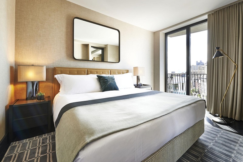 Quarto do hotel SIXTY no bairro SoHo em Nova York