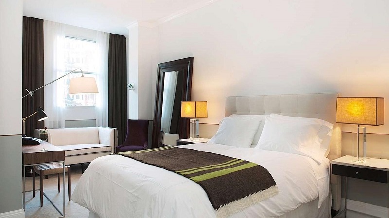 Quarto do hotel The Broome no bairro SoHo em Nova York