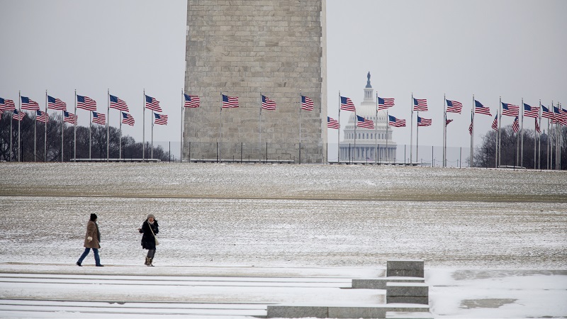 Washington com neve