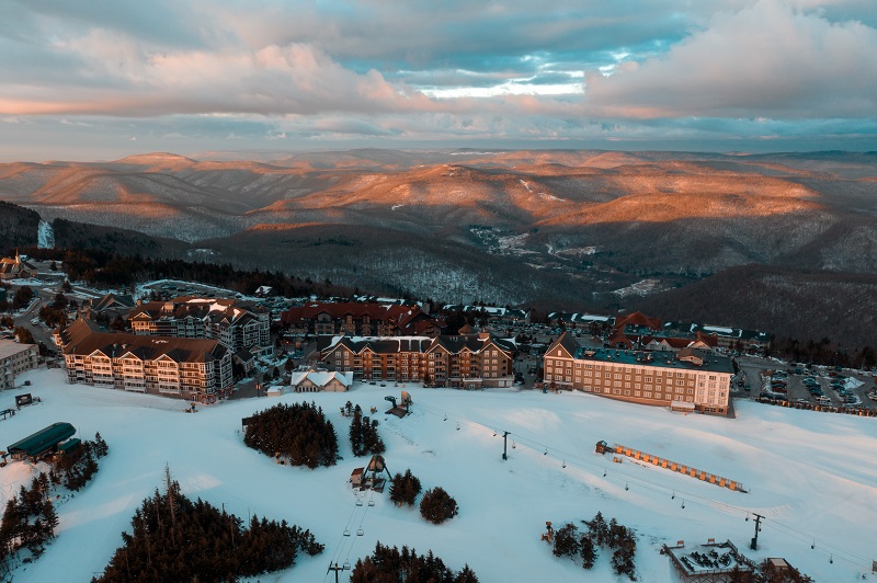 Resort Snowshoe em West Virginia