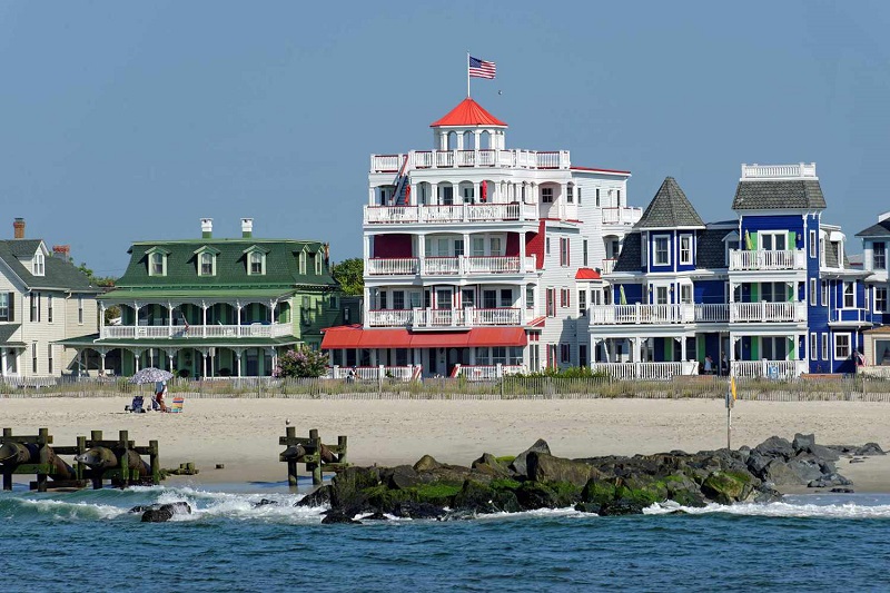 Centro de Cape May em Nova Jersey