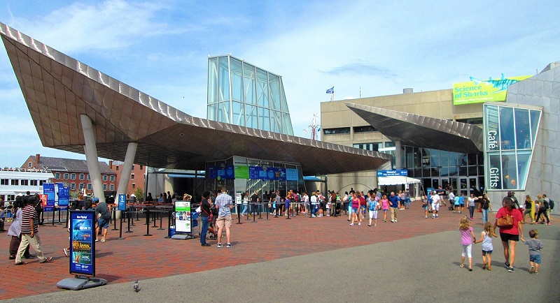 Entrada do Aquário New England Aquarium