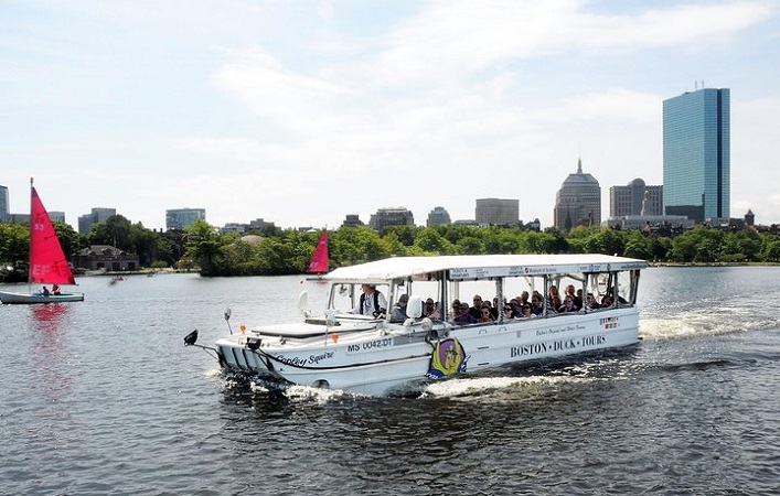 Tour de ônibus anfíbio em Boston