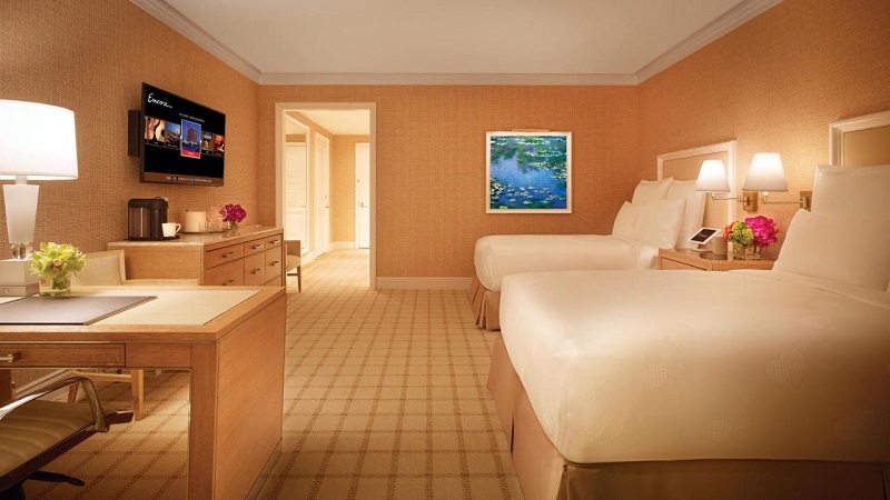 Quarto do hotel Encore Harbor em Boston