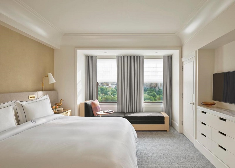 Quarto do hotel The Newbury em Boston