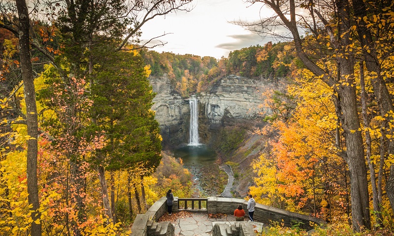 Região de Finger Lakes perto de Nova York