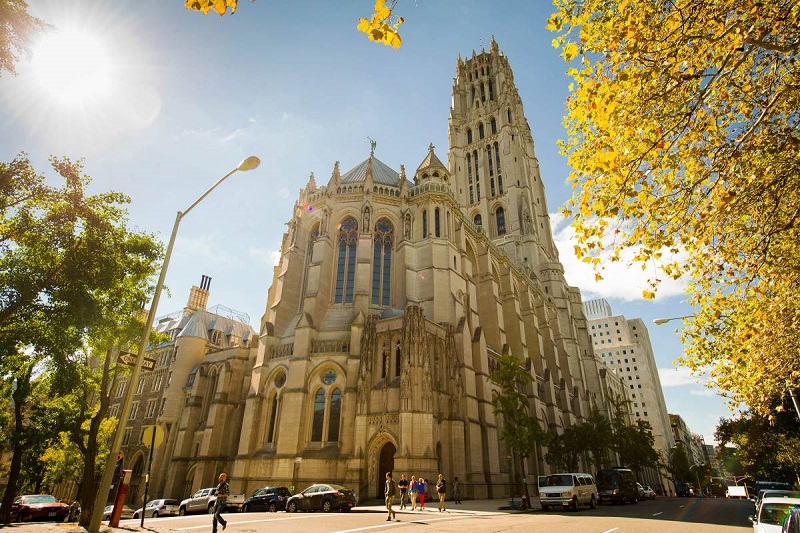 Riverside Church no bairro Harlem em Nova York